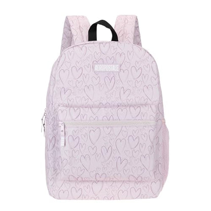 AEROPOSTALE Fieldtrip Unisex Backpack - AE Mens and Womens Bag for Everyday Use - Dreaming - color: Lilac Heart
