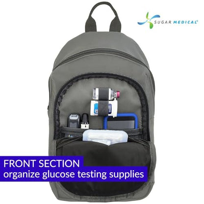 Sugar Medical Insulated Diabetes Sling Backpack | Diabetic Care Products | Diabetic Supplies Travel | Diabetes Care (Dylan) - color: Dylan