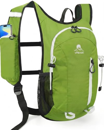 Foldable Small Hiking Backpack with 3 Strap Pockets – Lightweight 300D Spill-proof Daypack for Men Women – Packable Small Travel Backpack with Chest Strap & Trekking Pole Holder – Durable Outdoor Bag - color: Strawyellow