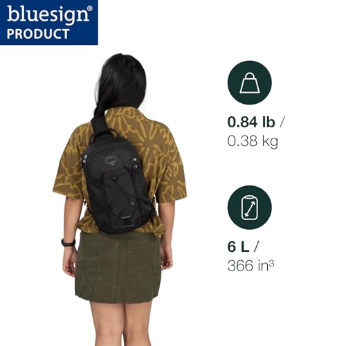 Osprey Quasar Shoulder Sling Bag - Everyday Crossbody Backpack with Laptop Sleeve, Bottle Pocket, & Phone Pocket, Phantom Grey Heather - color: Phantom Grey Heather