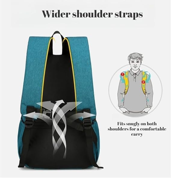 Men Women Casual Backpacks Bags Unisex Daypacks Durable Oxford Fabric Backpacks for Daily Travel Work Fitness Hiking Cycling (Black) - color: Black