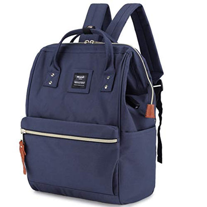 Himawari Laptop Backpack Travel Backpack With USB Charging Port Large Diaper Bag Doctor Bag School Backpack for Women&Men(9001-Navy Blue) - color: 9001-navy Blue