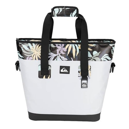 Quiksilver Cooler, 24 Cans, 48H Insulated Cooling, Leak Proof, Waterproof IPX7, Heavy Duty Cooler Bag for Beach, Camping, Fishing - color: Blueweed, size: 24L