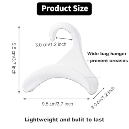 10 Pcs Purse Hanger Hook Purse Organizer Insert Hanger Holder Handbags Backpacks Arch Hook for Closet Home Storage(White) - size: White(10pcs)