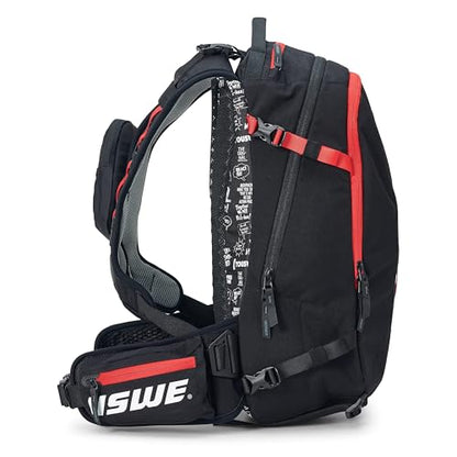 USWE Core Backpack, a High End Daypack for Enduro, Dirtbike, Moto, Black (16L USWE Red) - style: 16l Uswe Red