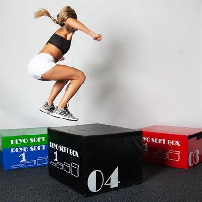 Fitness First Stackable Soft Plyo Boxes - size: 24"