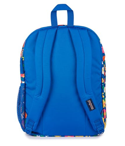 JanSport Laptop Backpack - Computer Bag with 2 Compartments, Ergonomic Shoulder Straps, 15” Laptop Sleeve, Haul Handle - Flower Market - color: Flower Market