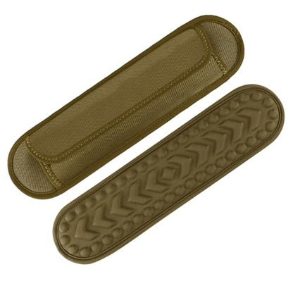 FIEL 2 Pack 3D Cushion Air Breathable Universal Shoulder Strap Pad, for Shoulder Bags (Khaki) - size: 2 Pack 3D Air Cushion-Khaki
