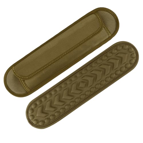 FIEL 2 Pack 3D Cushion Air Breathable Universal Shoulder Strap Pad, for Shoulder Bags (Khaki) - size: 2 Pack 3D Air Cushion-Khaki