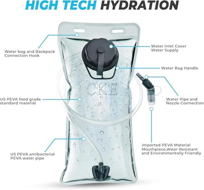 Hydration Backpack Hydration Pack Water Backpack with 2L Hydration Bladder