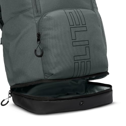 Nike, Unisex, Varsity Elite Backpack (32L), Iron Grey/Black/Black, One Size - color: Iron Grey/Black/Black, size: One Size