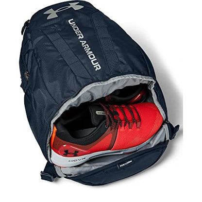 Under Armour Unisex Hustle 5.0 Backpack - color: Academy Blue (408)/Silver