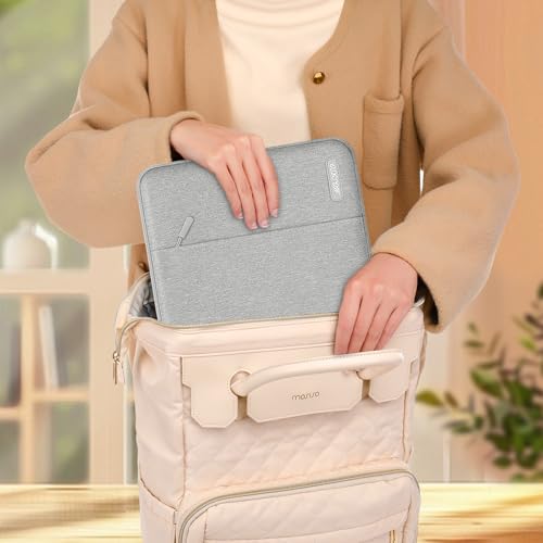 MOSISO Laptop Case 12.3 inch, 11.6-12.3 inch Laptop Sleeve Compatible with MacBook Air 11.6, Acer HP Dell Lenovo Samsung, Surface Pro, Polyester Vertical Computer Sleeve Bag with Pocket, Gray - color: Gray, size: 12.3 inch