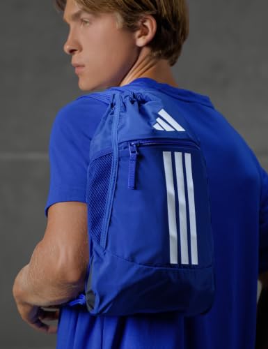 adidas Alliance Sackpack – Drawstring Backpack for Sports, Small Gym Bag, Team Royal Blue/3, OSFA - color: Team Royal Blue/3