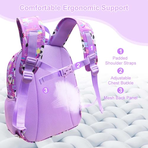 RHCPFOVR Kids Backpack for Girls - Girls Backpack 3-8 Ages Panda for Kids 15 Inch School Bookbag for Kindergarten Elementary School Bookbag for Girl 1st 2nd Grade - style: Panda