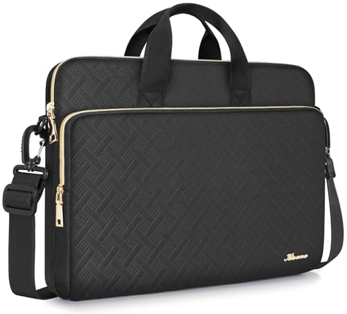 KIZUNA Laptop Sleeve Case 17 Inch Computer Shoulder Bag for for LG gram 17/17.3" MSI 17/Dell G7/17 Lenovo IdeaPad 3i Gen7/17.3" HP ProBook 470/Lenovo Ideapad 700,Black - color: Black, size: 17 Inch