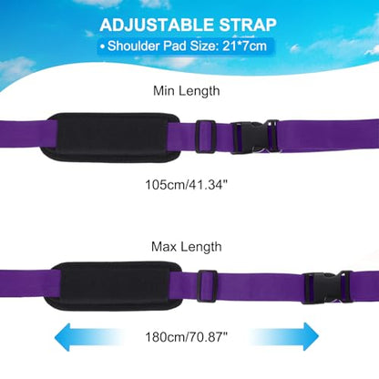 PATIKIL Carrying Beach Chair Straps, Adjustable Beach Chair Straps Shoulder Carrying Straps for Folding Chair Backpack, Purple - color: Purple
