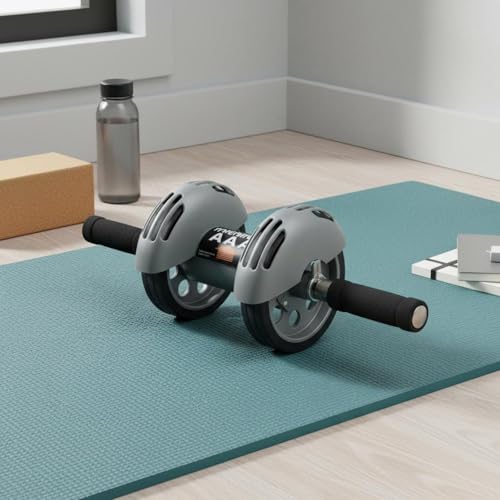 Automatic Return Silent Abdominal Braking Abdominal Exercise Roller for Beginners, Home Gym - style: Four-wheel Rebound
