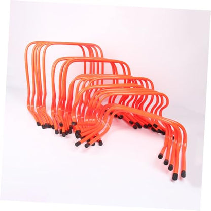 KICHOUSE 2pcs Plastic Agility Speed Hurdles 15cm for ’s Soccer Football Training Equipment Sturdy Wear-Resistant Track Hurdles for Sports and Fitness