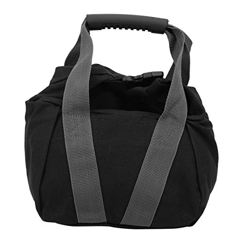 Canvas Weightlifting Training Sandbag, Fitness Sandbag with Comfortable Handle, Reinforced Sealed Fill Port and Durable Stitching for Home Gym Travel Workouts, Gray