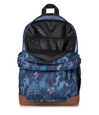 JanSport Cool Backpack with 15-inch Laptop Sleeve, Large Computer Bag Rucksack with 2 Compartments, Ergonomic Straps, Ghostly Florals - color: Ghostly Florals Navy/Purple/Pink