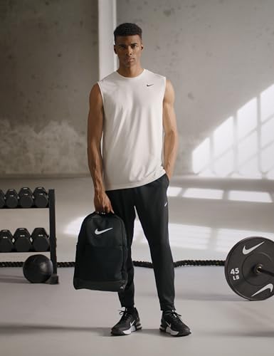 Nike Unisex Adult Gameday Brasilia 9.5 Training Backpack (24L or 30L) | Mens and Womens - color: Black/Black/White, size: Medium