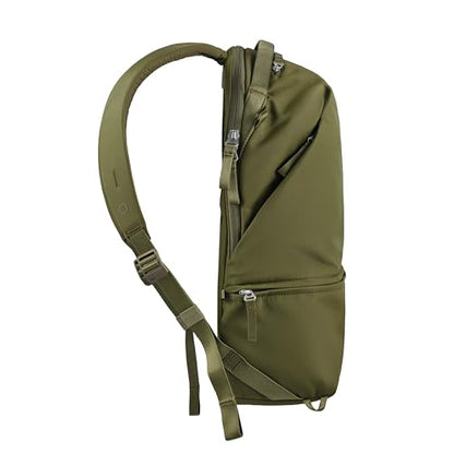Urth Arkose 20L Modular Backpack + 3.7L Camera Insert - Water Resistant, Anti-Theft, Recycled Bag for DSLR/SLR/Mirrorless, 13-16 Inch Laptop in Green - color: Green