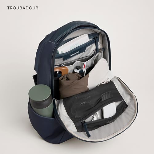 Troubadour Apex 4.0 Compact - 16L Premium Laptop Backpack - Ergonomic & Water Resistant - Designed for Work and Travel - Basalt - color: Basalt