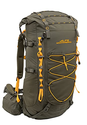 ALPS Mountaineering Nomad RT 50, Roll-Top Internal Frame Hiking Pack - color: Clay/Apricot