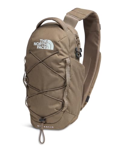 THE NORTH FACE Borealis SIing Bag | Crossbody Adjustable Strap, Water Repellent Finish, Multiple Compartments, Tablet Sleeve - color: Garnet Dark Heather/Garnet