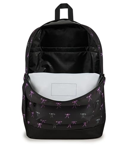 JanSport Cross Town Plus Backpack - Large Main Compartment, Side Water Bottle Pocket, 15-Inch Padded Laptop Sleeve - Bad Bows - color: Bad Bows