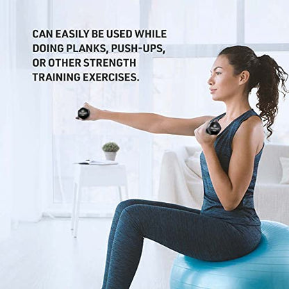 Body Sport Neoprene Dumbbell Weight - Latex-Free, Strength Training Equipment for Home Fitness & Gym Workouts - size: 7 pounds