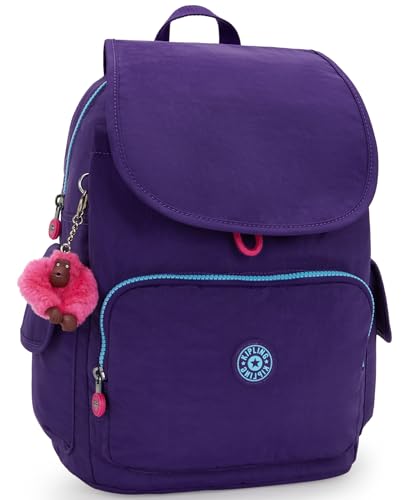Kipling Women's City Pack Backpack, All-Day Versatile Daypack - color: Vip Purple
