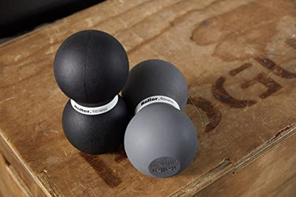 Roller Fitness Infinity Roller, Peanut Foam Roller, Large 8-Inch Double Massage Ball Exercise Roller (Gray - Soft) - style: Gray - Soft
