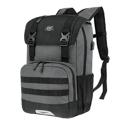 WOLT Laptop Backpack with USB Charging Port Fits Up to 17 Inch Laptop, College Backpack for Men Women, Computer Business Bookbag, Grey - color: Grey