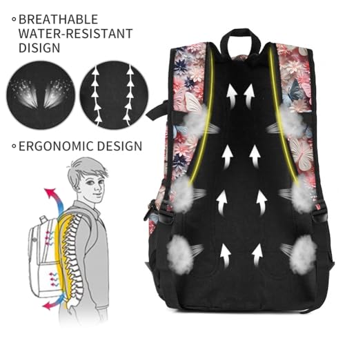rickyh style School Backpack Travel Bag for Men & Women Lightweight College Back Pack with Laptop Compartmen - color: 04hude