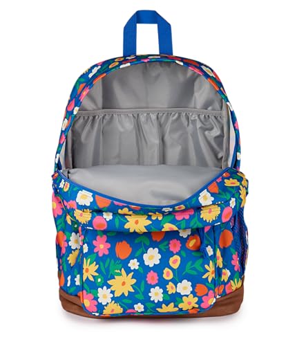 JanSport Cool Backpack with 15-inch Laptop Sleeve, Large Computer Bag Rucksack with 2 Compartments, Ergonomic Straps, Flower Market - color: Flower Market