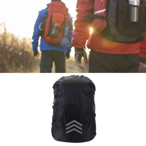 Water Proof Backpack Rain Cover with Reflective Strap Lightweight Oxford Cloth Rucksack Protector for Cycling, Hiking, Mountaineering - size: Strap-XL