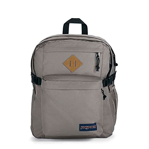 JanSport Main Campus Backpack - Travel or Work backpack w 15-Inch Laptop Sleeve and Dual Water Bottle Pockets, Graphite Grey - color: Graphite Grey