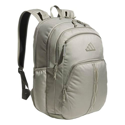 adidas Prime 7 Backpack for Laptop, School and Travel, 37L - color: Silver Pebble Grey