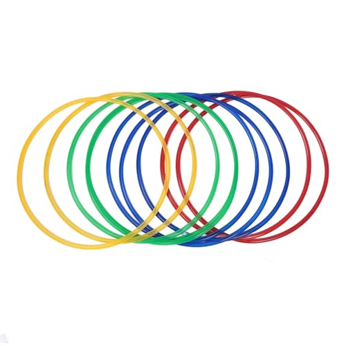 18.9in Sensory Training Hoops for Kids - 10 Rings & Connectors - Improve Balance, Coordination & Creative Thinking