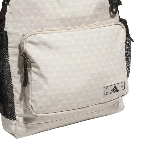 Saturday Sport Fashion Compact Small Size Backpack - color: Bos Mini Monogram Wonder Beige/Black
