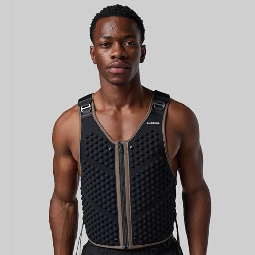 OMORPHO Men’s 20 lb G-Vest Icon Bundle, adjusts from 10 lb to 20 lb in increments with included G-Pack weight panels, low-profile, fully adjustable, comfort fit. Great for walking, hiking, running and training. - color: Luxe