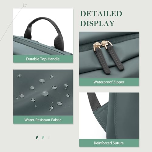 Travel Backpack for Women Personal Carry On Bag Business Weekender Hiking Multilayer Laptop Bag,16 Inch,DarkGreen - color: Upgrade-darkgreen, size: 16 Inch