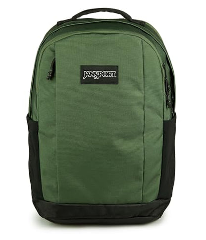 JanSport Inbound Pack – Large Main Compartment, Dual Water Bottle Pockets, and Dedicated 15-Inch Padded Laptop Pocket, Cargo Green - color: Cargo Green