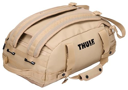 Thule Chasm Duffel bag, Weather-resistant materials, Easy packing, Converts to backpack, Internal pockets, Travel-ready - color: Gentle beige, size: 30L