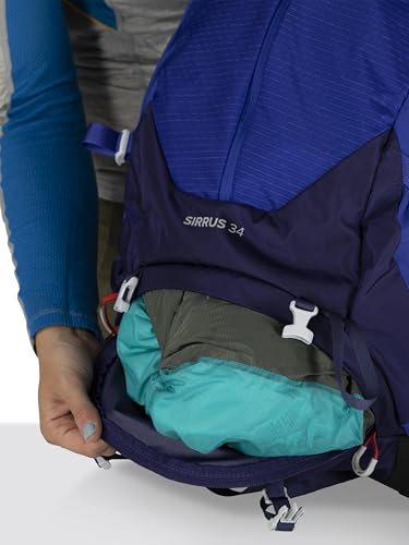 Osprey Sirrus 34L Women's Hiking Backpack, Elderberry Purple/Chiru Tan - color: Elderberry Purple/Chiru Tan, size: 34L