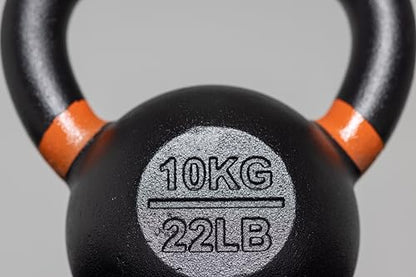 REP Fitness Kettlebell Set and Singles, 4kg to 24kg, 9lb to 53lb Weight Range, Cast Iron, Strength Exercise Training, Home Gym, Power Workout Equipment, Free Weights, Dumbbell Alternative - style: 10 kg