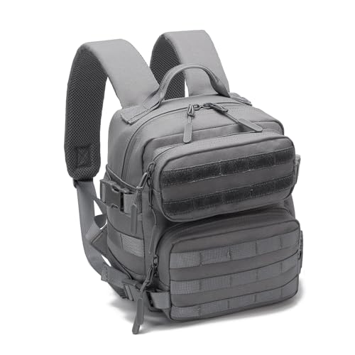 9L Mini Backpack for Men and Women, Small Backpack for Gym Hiking Travel Sports Running (Gray) - color: 9l-gray