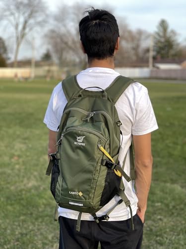 SKYSPER Small Hiking Backpack, 20L Lightweight Travel Backpacks Hiking Daypack for Women Men - color: Lantc20-armygreen, size: 20l